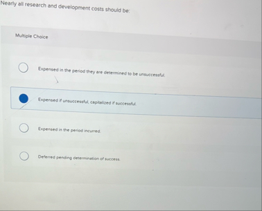 Nearly all research and development conts should