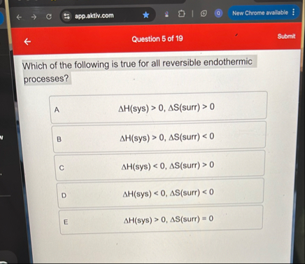 app.aktiv.com New Chrome avalable : Question 5 of