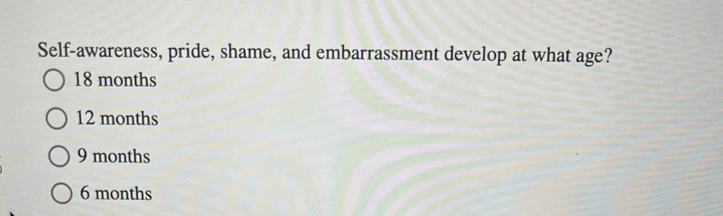 Self - awareness, pride, shame, and embarrassment