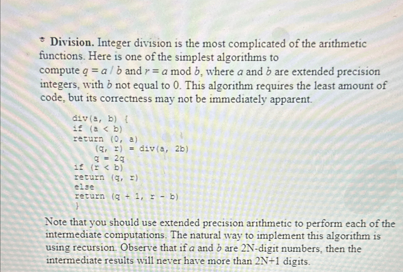 Overview. Write a program to implement the RSA