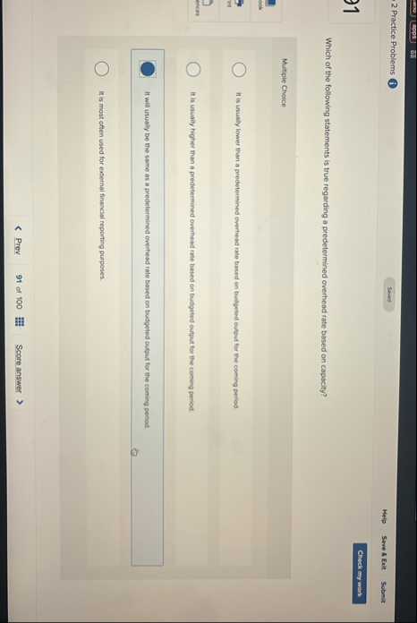 2 Practice Problems i Help Save 8 Exit Submit 1