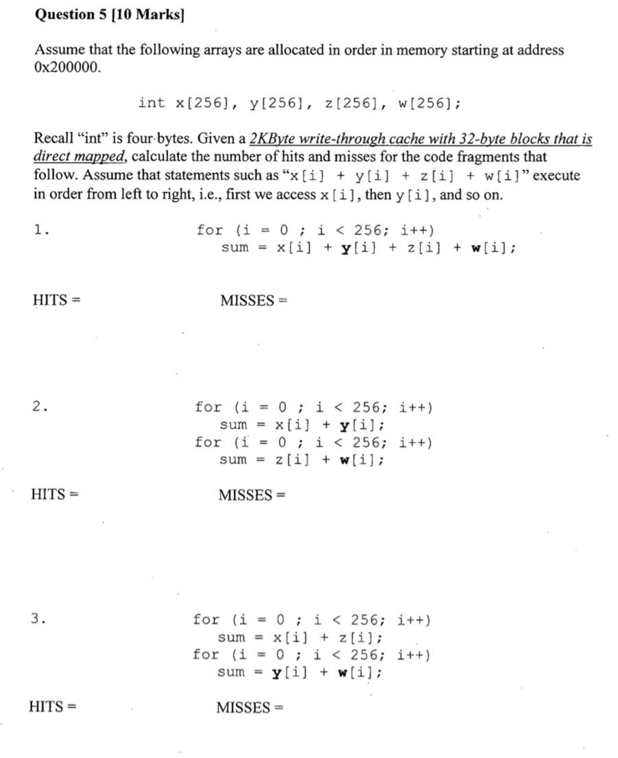 Question 5 [ 1 0 Marks ] Assume that the