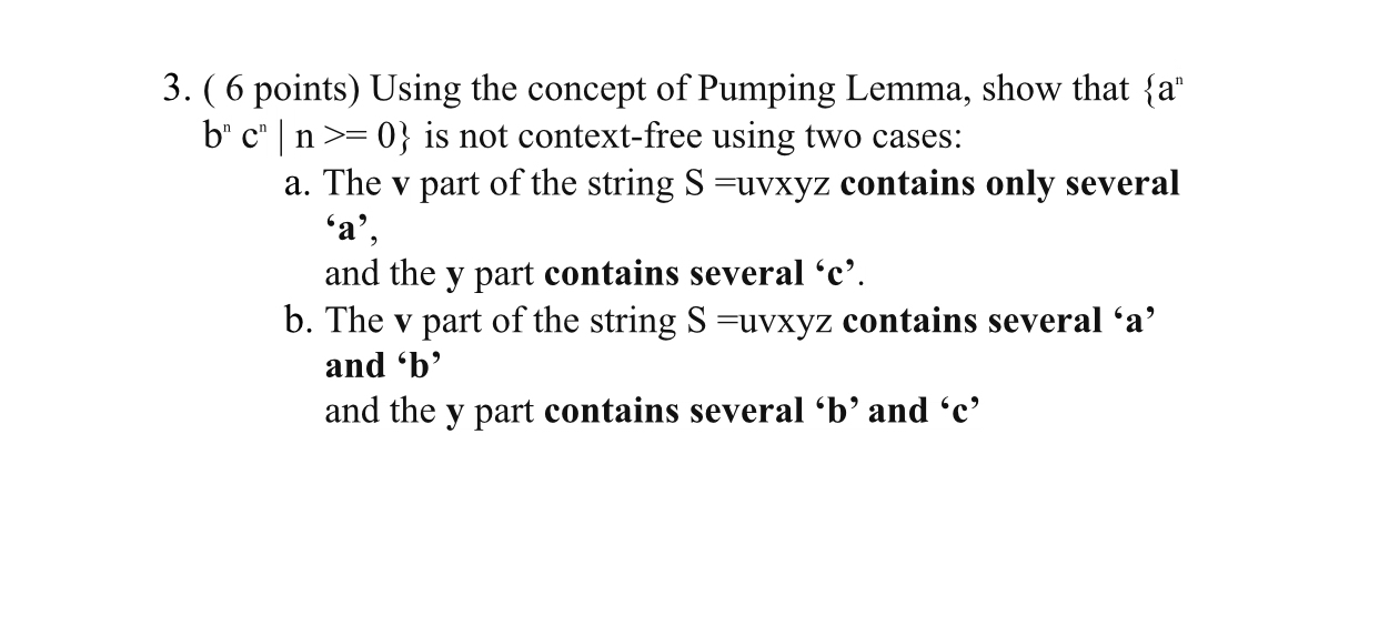 Solve it handwritten only ( 6 points ) Using the