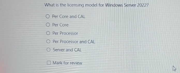 What is the licensing model for Windows Server 2