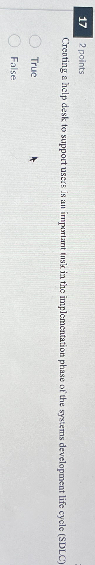 1 7 2 points Creating a help desk to support