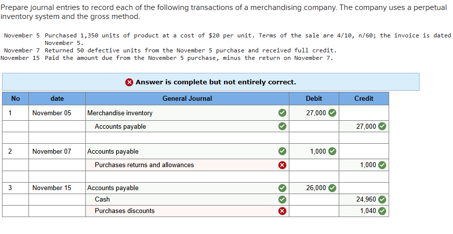 Nov . 5 Purchased 1 , 3 5 0 units of product at a