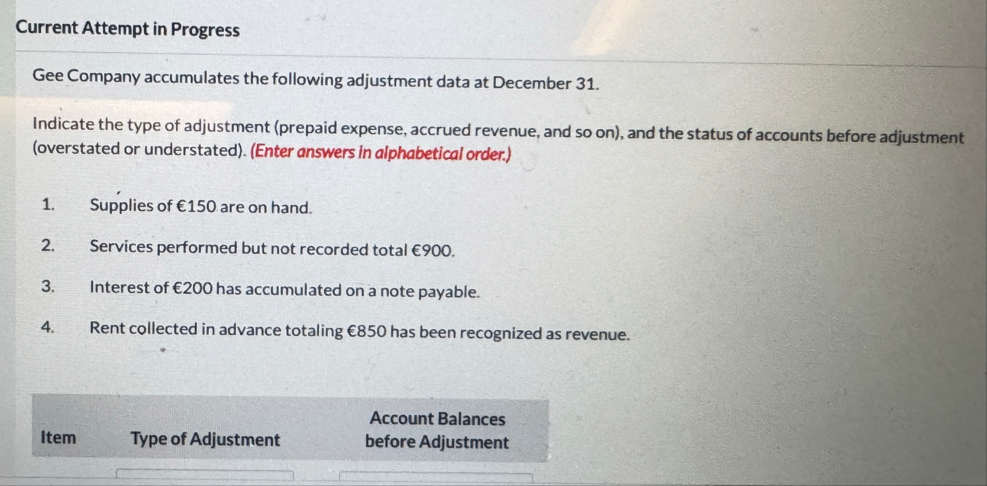 Current Attempt in Progress Gee Company