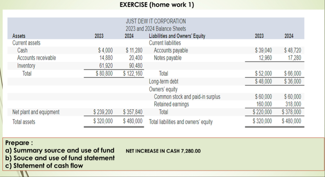 THE COMPANY INCOME STATEMENT AND BALANCE SHEET \
