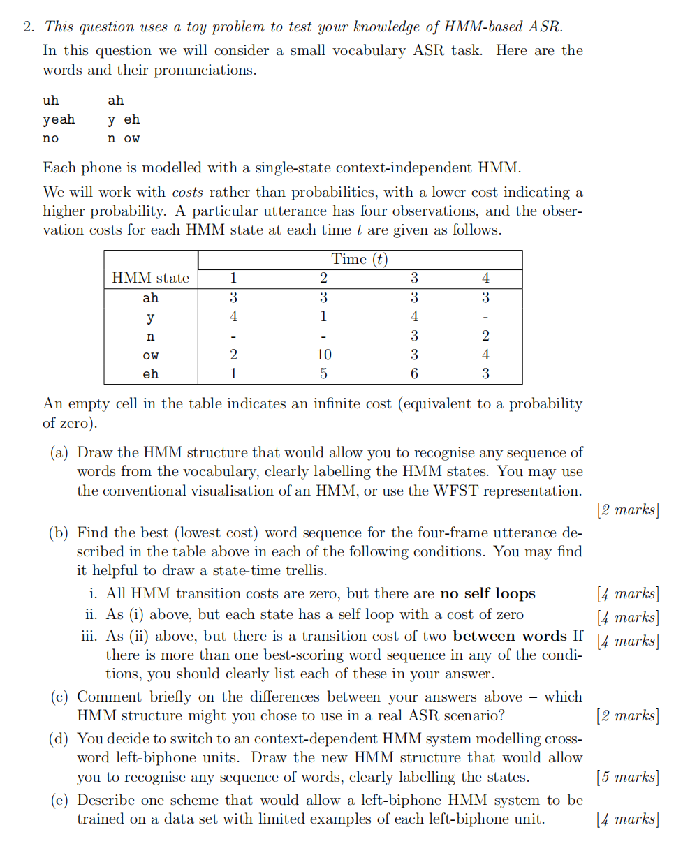 This question uses a toy problem to test your
