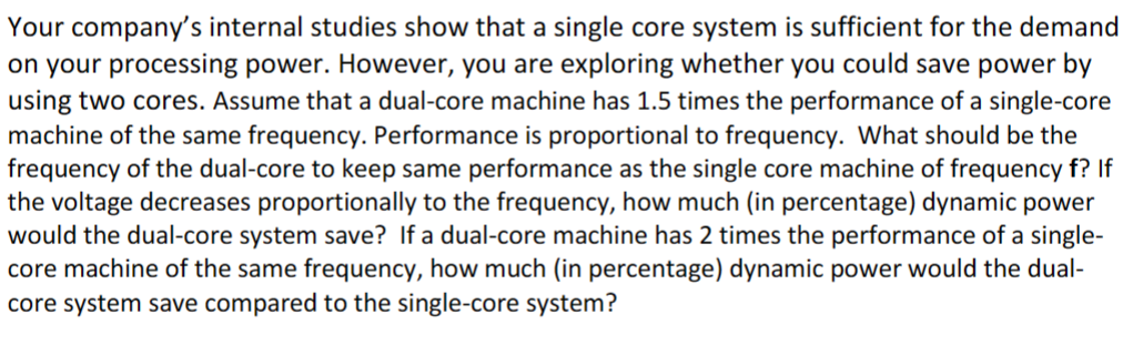 Your company's internal studies show that a