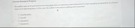 Current Attempt in Progress lease or an operating
