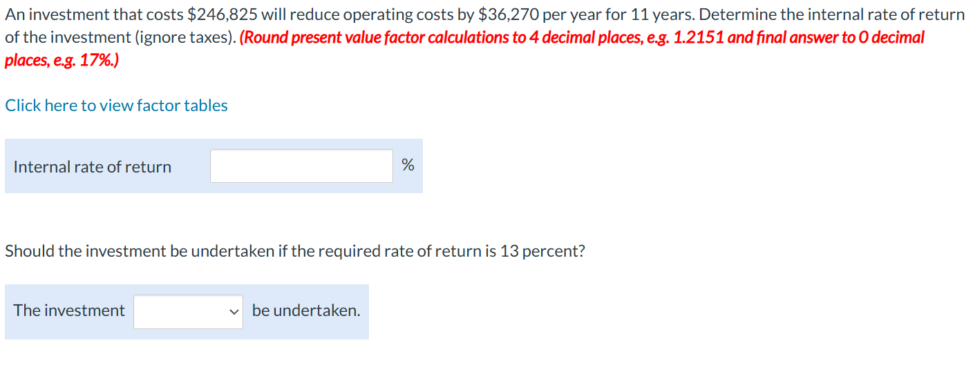 An investment that costs \ ( \ $ 2 4 6 , 8 2 5 \