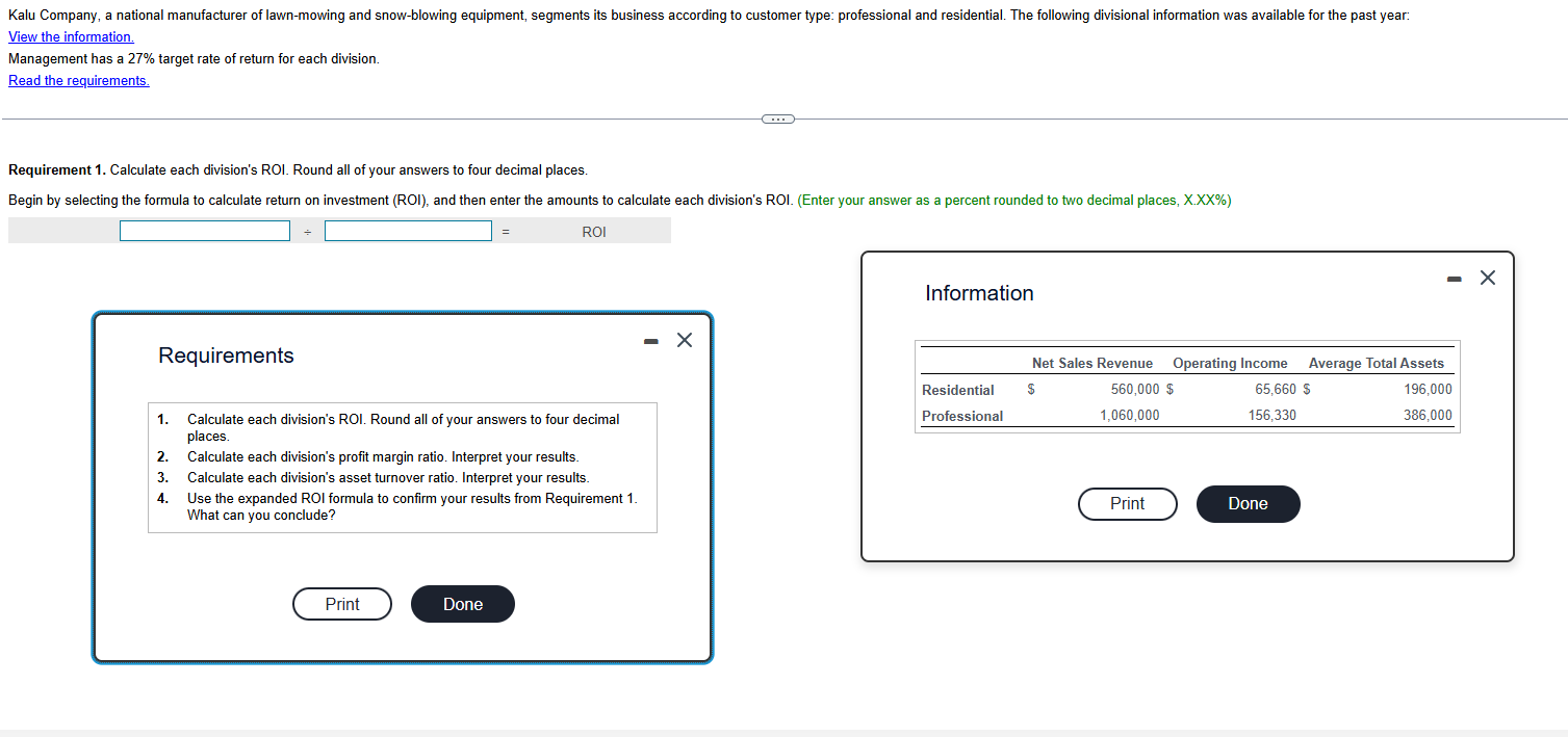 View the information. Management has a \ ( 2 7 \