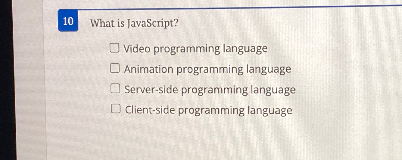 What is JavaScript? Video programming language