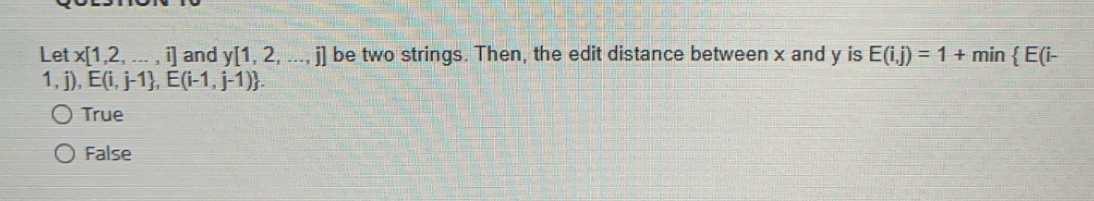 Let x [ 1 , 2 , dots, i ] and y [ 1 , 2 , dots, j