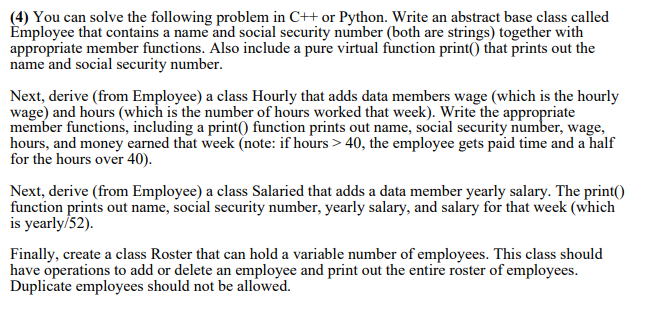 Write this in C + + PLEASE! I dont want it in