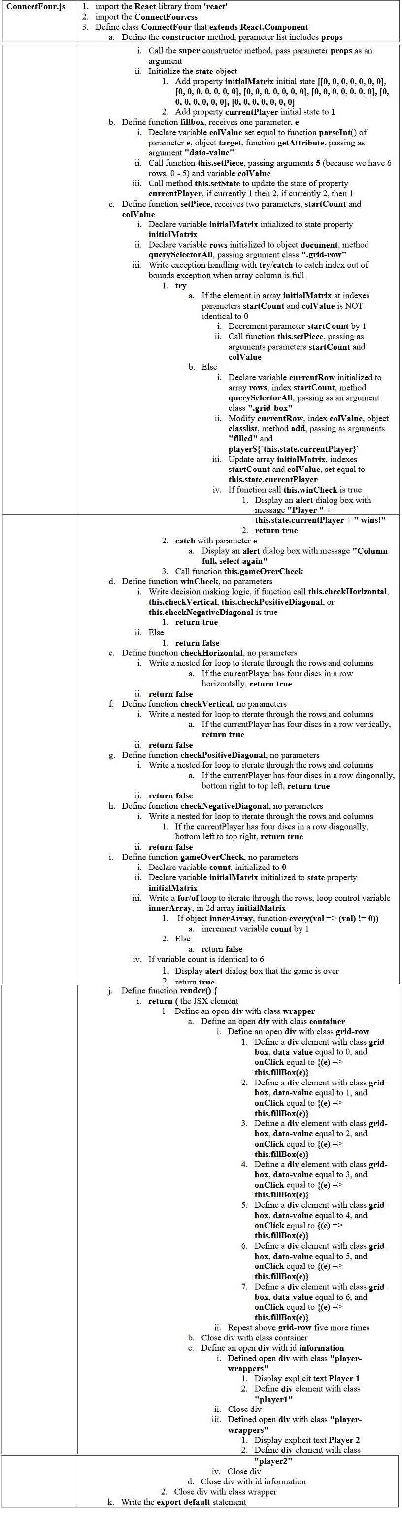 Javascript for React JS Please follow through