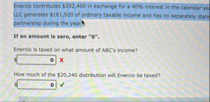 Enercio contributes $ 2 0 2 , 4 0 0 in exchange