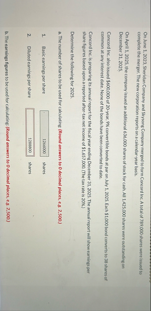 On June 1 , 2 0 2 3 , Sheridan Company and