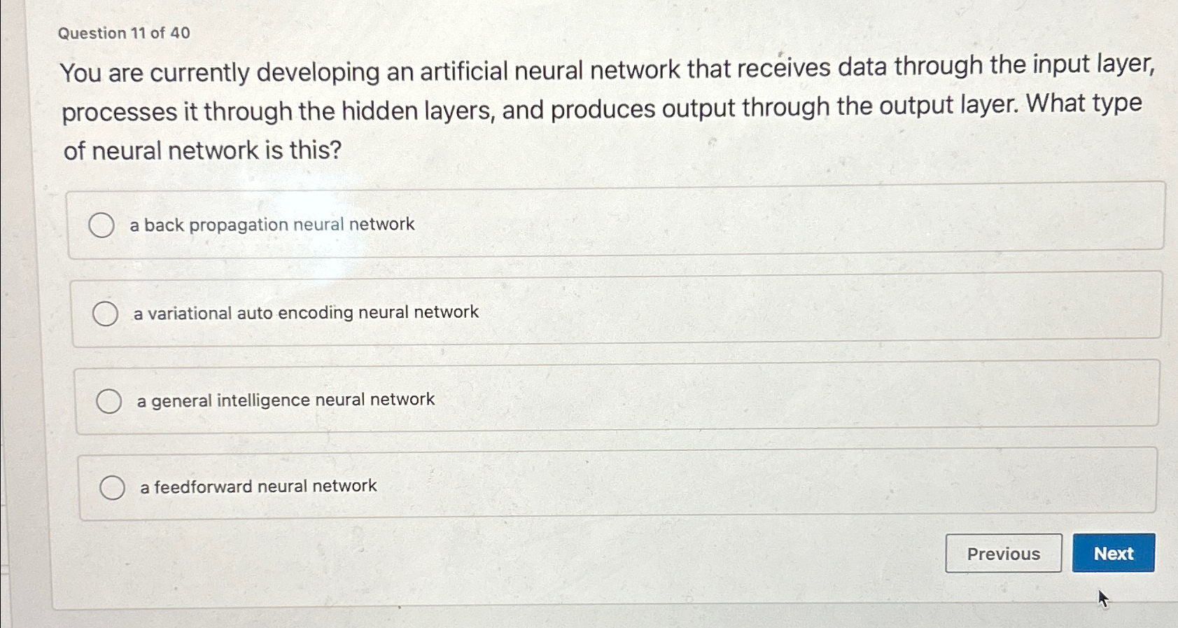 Question 1 1 of 4 0 You are currently developing