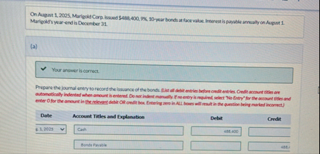 On August 1 , 2 0 2 5 , Marigold Corp issued 9 4