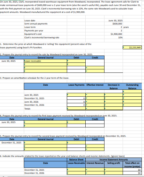 On June 3 0 , 2 0 2 5 , Clark, Incorporated