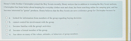 Henry's little brother Chriutopher joined the Boy