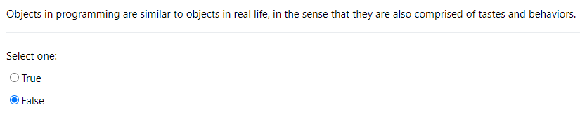 Objects in programming are similar to objects in