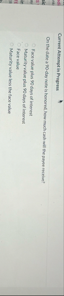 Current Attempt in Progress On the date a 9 0 -