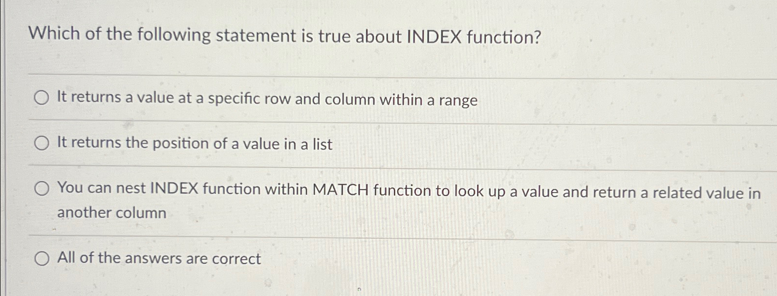 Which of the following statement is true about