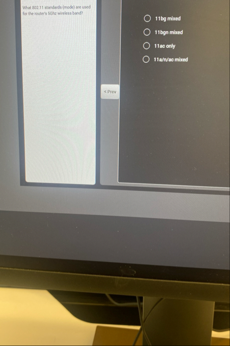 What 8 0 2 . 1 1 standards ( mode ) are used for