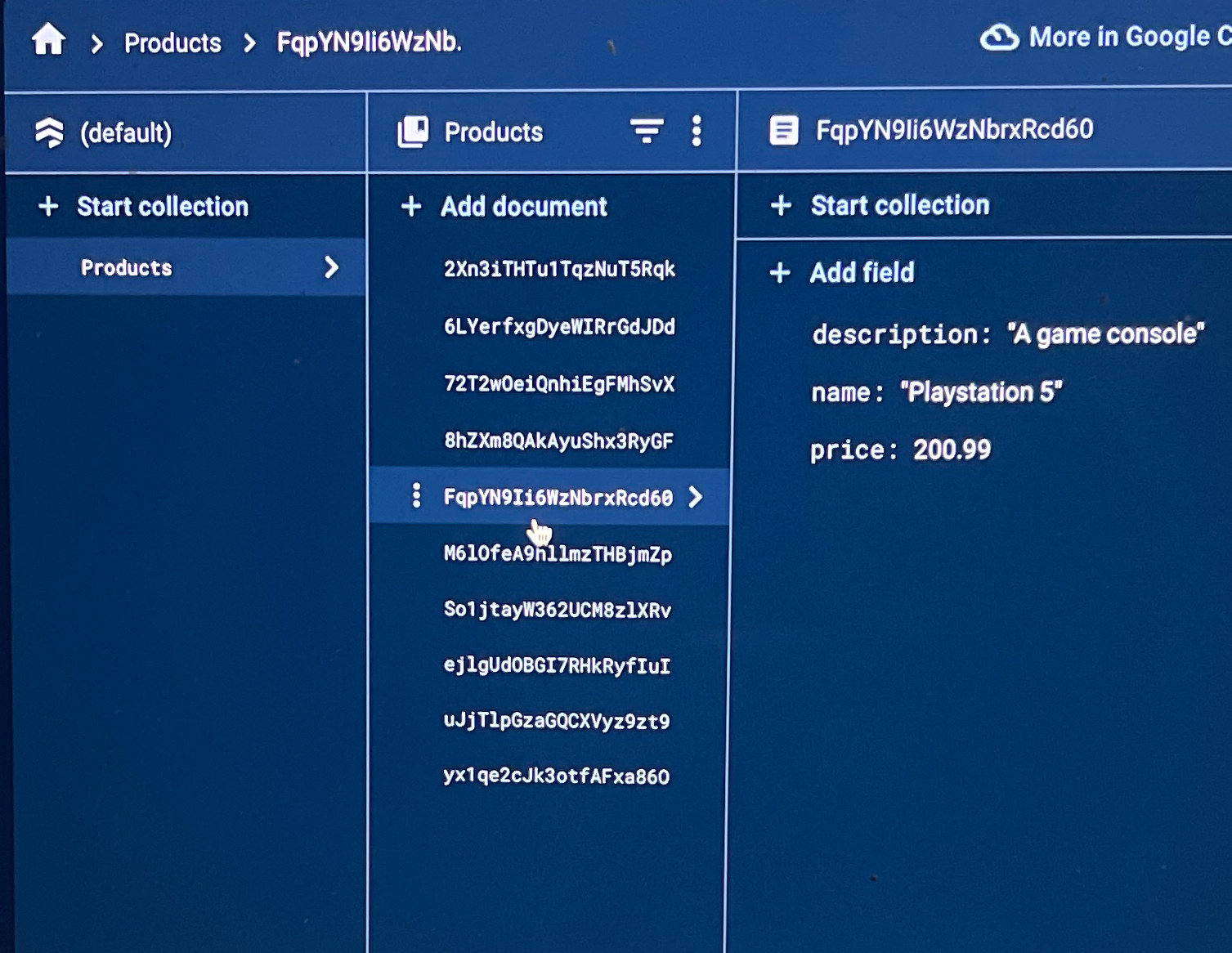 Firebase Firestore Database question: I dont know