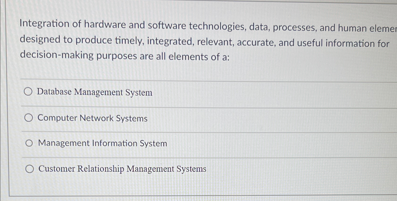 Integration of hardware and software