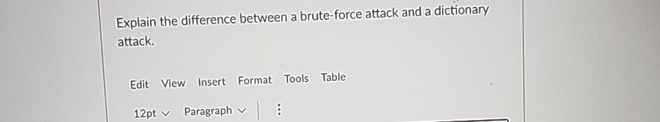 Explain the difference between a brute - force