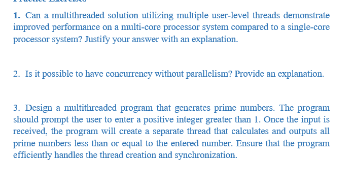 Can a multithreaded solution utilizing multiple