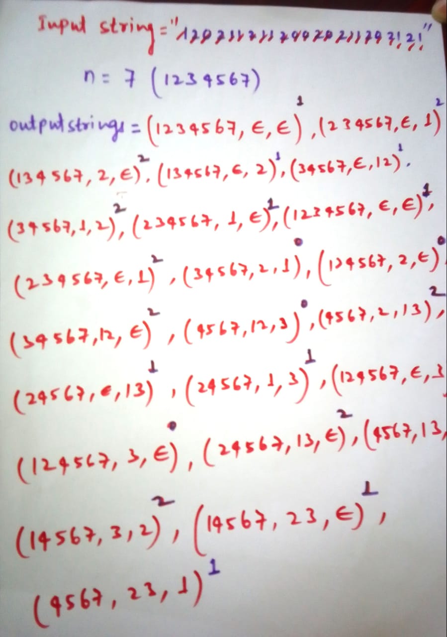 Write a python program to generate sequences as