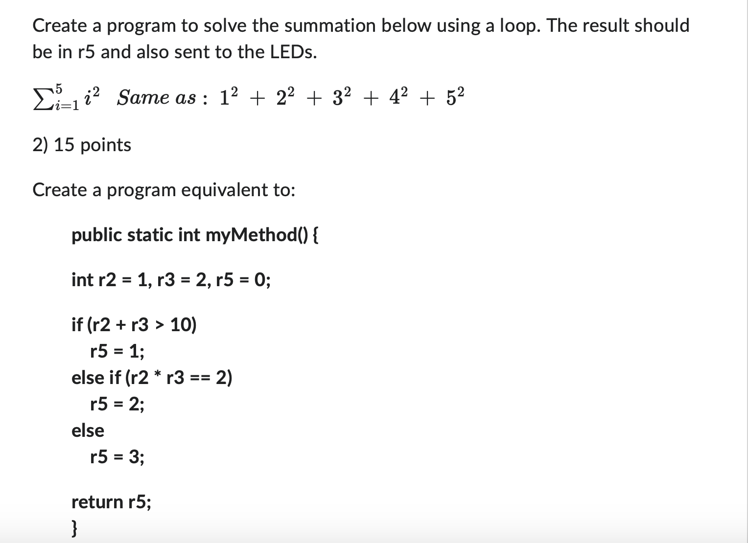 Don't write the code in any other language . Feel