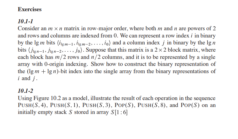 CAN YOU HELP ME WITH THESE 2 PROBLEMS: Exercises