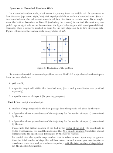 Question 4 : Bounded Random Walk In a bounded