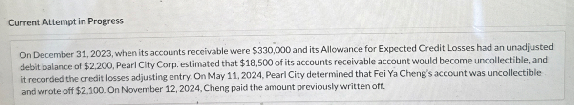 Current Attempt in Progress On December 3 1 , 2 0