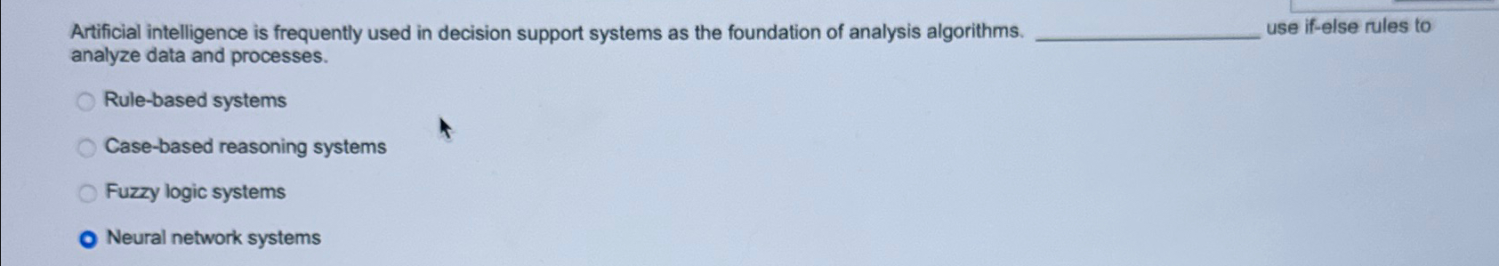 Artificial intelligence is frequently used in