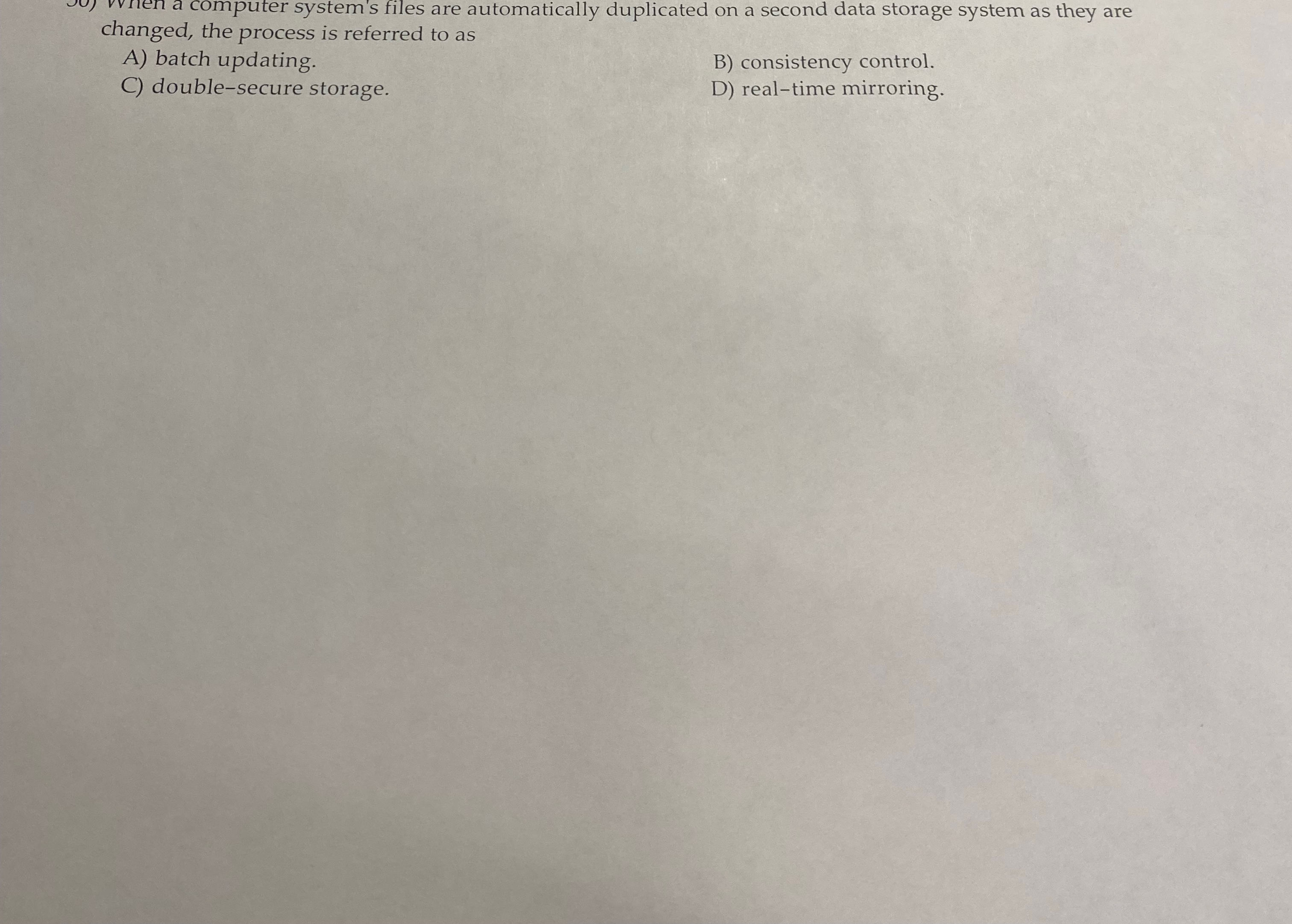 vinen a computer system's files are automatically