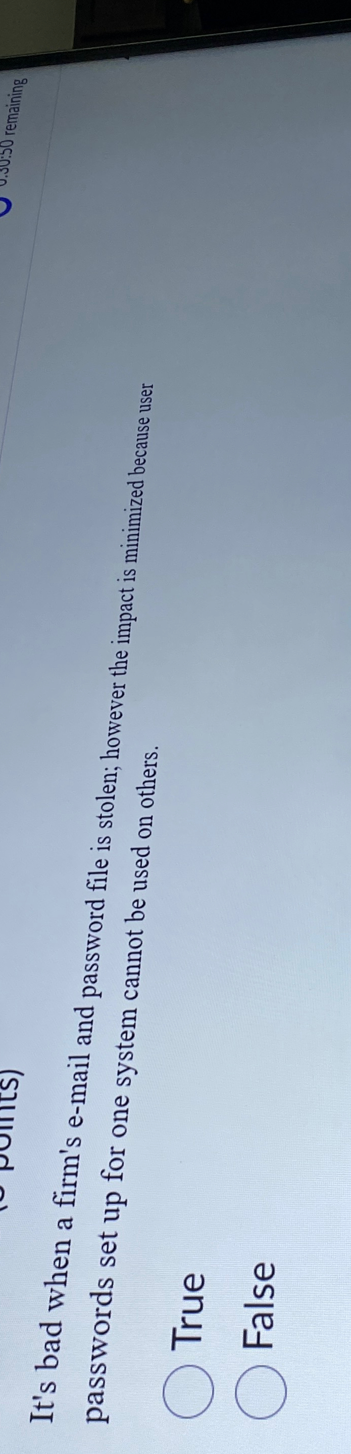 It's bad when a firm's e - mail and password file