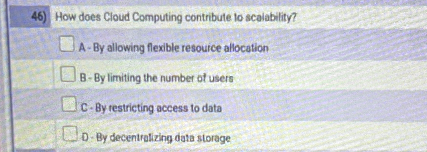 How does Cloud Computing contribute to