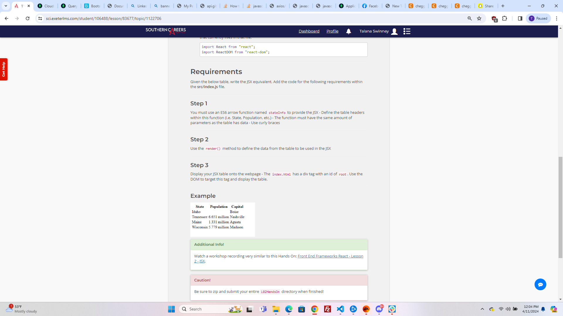 import React from "react"; import ReactDOM from