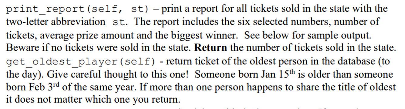 print _ report ( self , st ) - print a report for