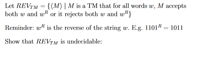 Please Answer this on paper! Let is a TM that for