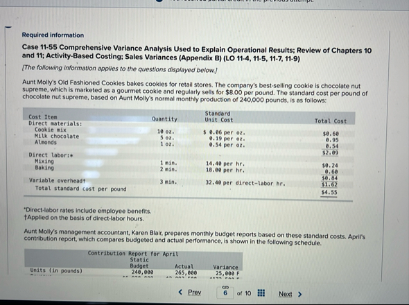 quired inforn Case 1 1 - 5 5 Comprehensive