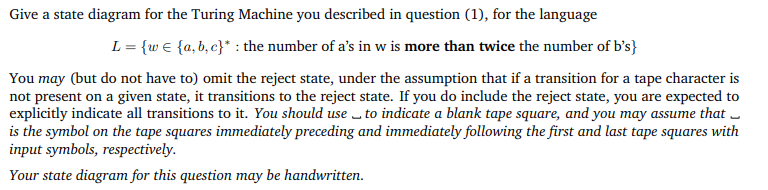 PLEASE DRAW A STATE DIAGRAM, IT WILL BE VERY