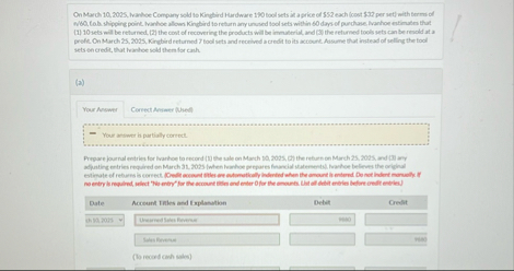 On Mardh 1 0 . 2 0 2 S . Nawhoe Compuny sold ts